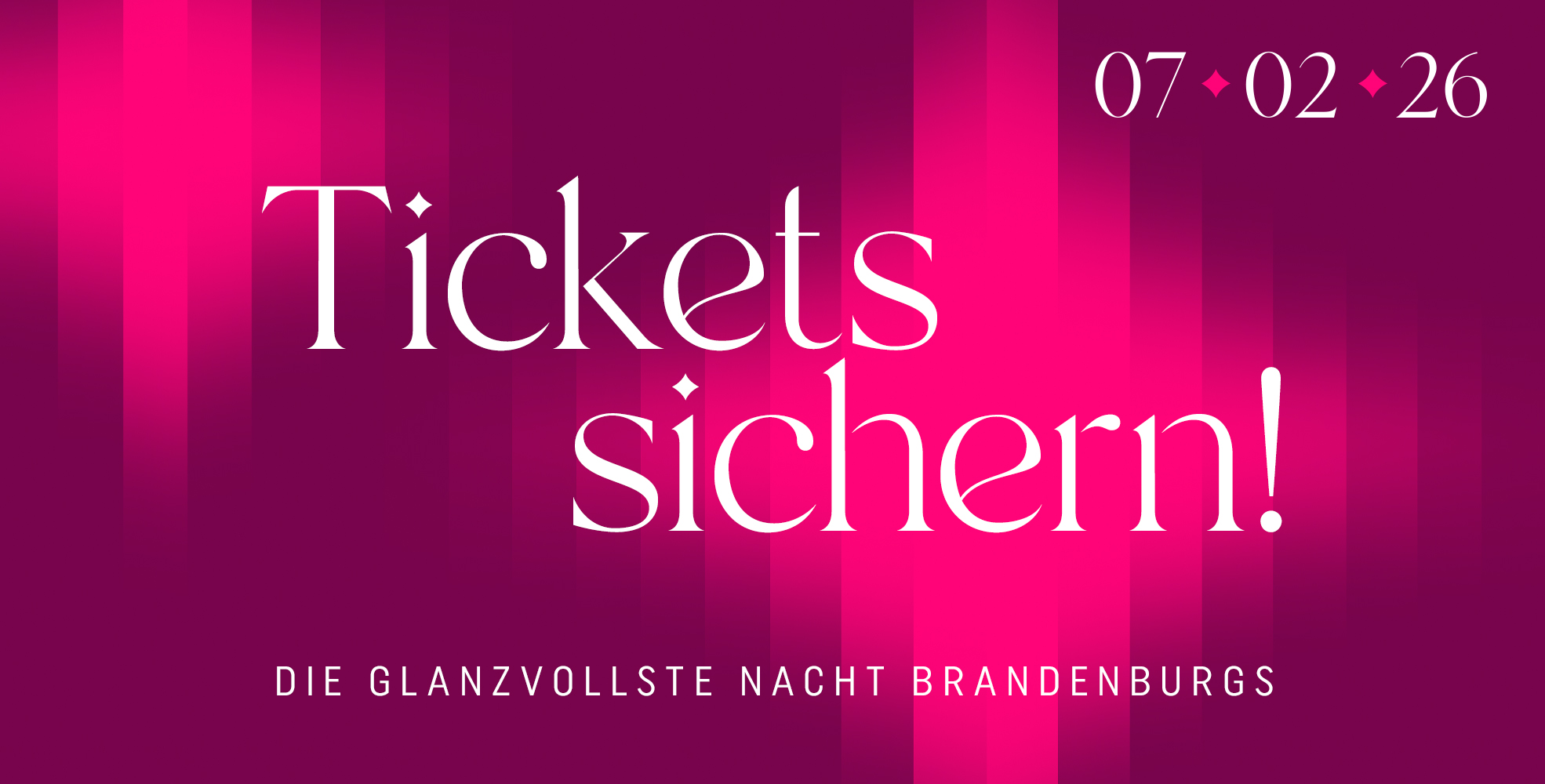 Tickets sichern BRANDENBURG-BALL 2026